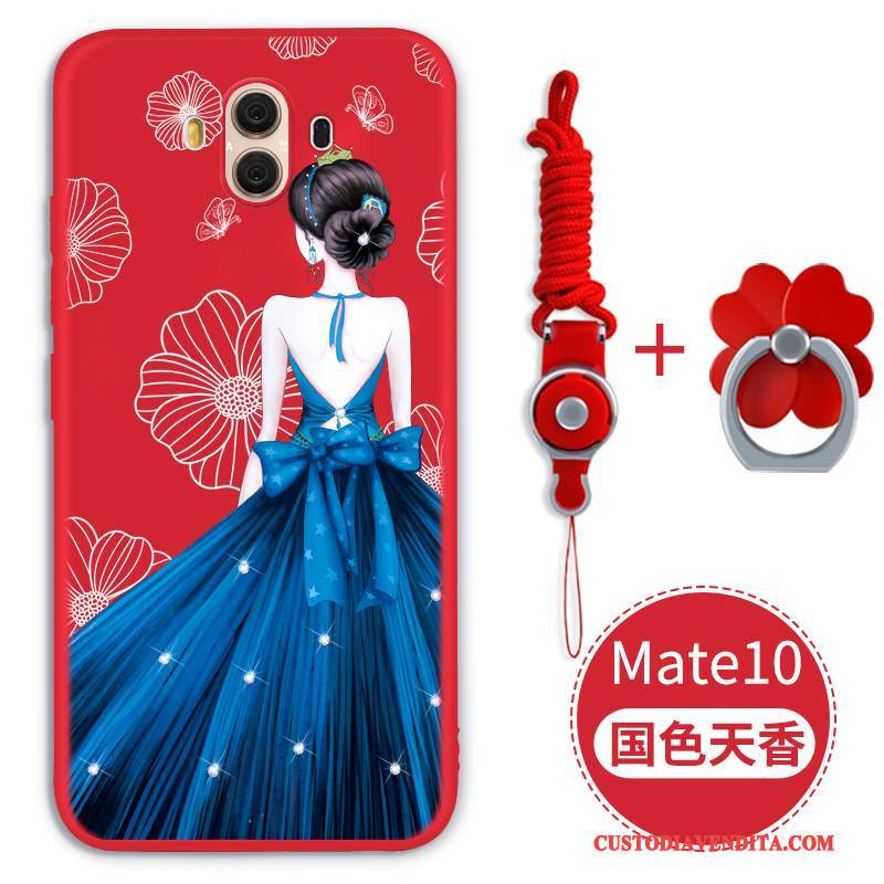 Custodia Huawei Mate 10 Goffratura Telefono Morbido, Cover Huawei Mate 10 Silicone Nuovo Tutto Incluso