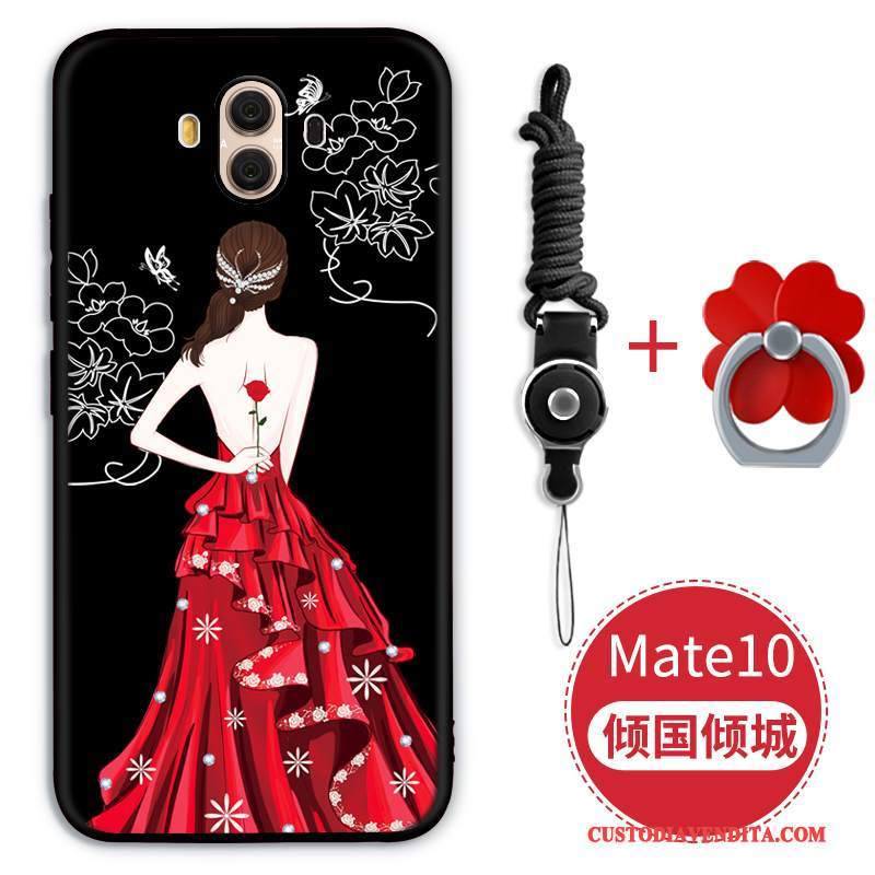 Custodia Huawei Mate 10 Goffratura Telefono Morbido, Cover Huawei Mate 10 Silicone Nuovo Tutto Incluso