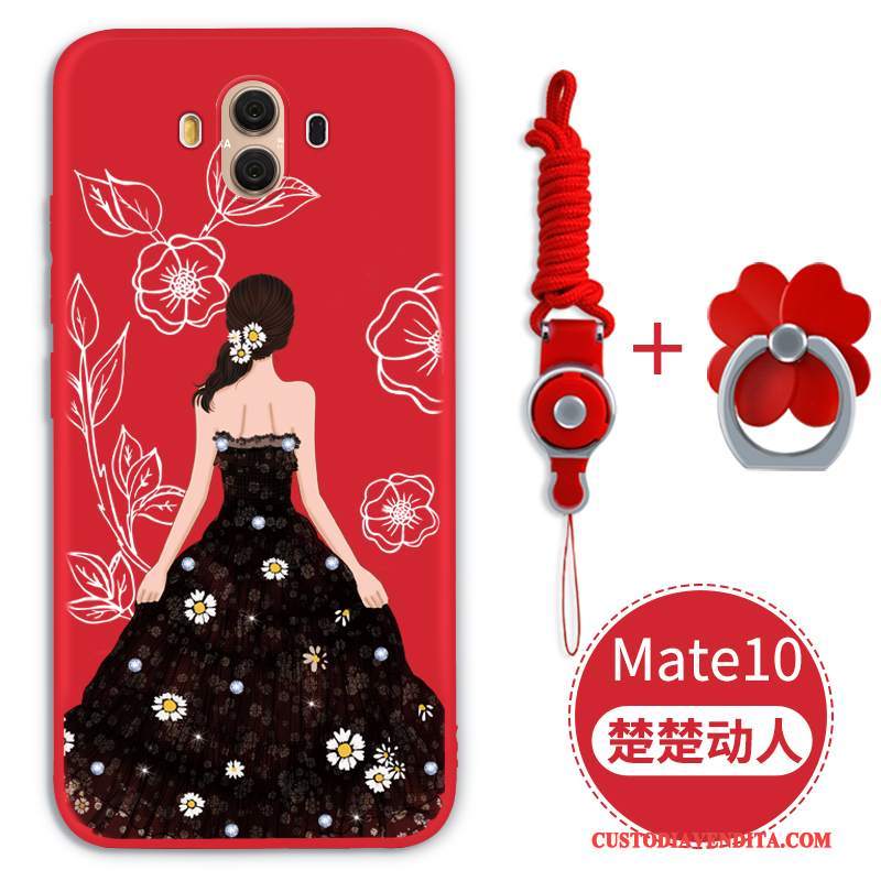 Custodia Huawei Mate 10 Goffratura Telefono Morbido, Cover Huawei Mate 10 Silicone Nuovo Tutto Incluso