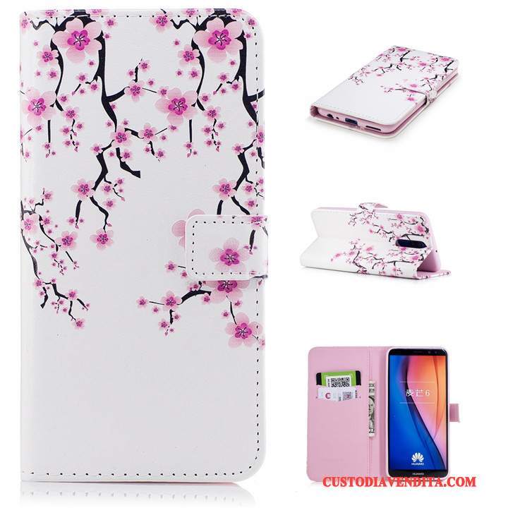 Custodia Huawei Mate 10 Lite Cartone Animato Anti-caduta Tutto Incluso, Cover Huawei Mate 10 Lite Folio Morbidotelefono