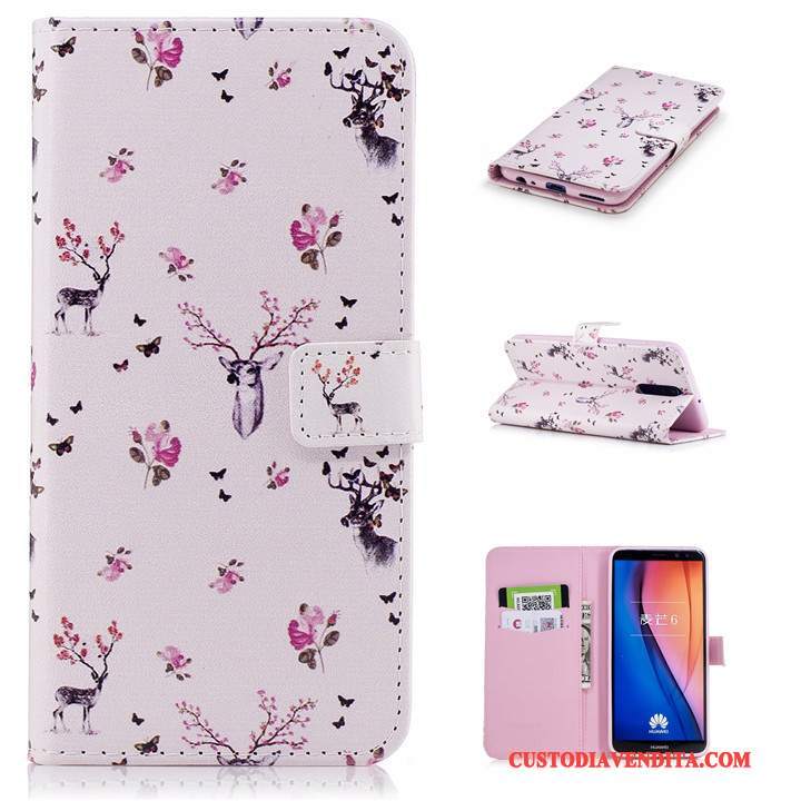 Custodia Huawei Mate 10 Lite Cartone Animato Anti-caduta Tutto Incluso, Cover Huawei Mate 10 Lite Folio Morbidotelefono