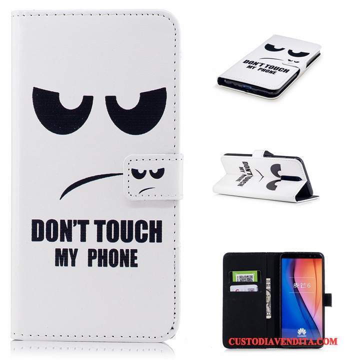 Custodia Huawei Mate 10 Lite Cartone Animato Anti-caduta Tutto Incluso, Cover Huawei Mate 10 Lite Folio Morbidotelefono