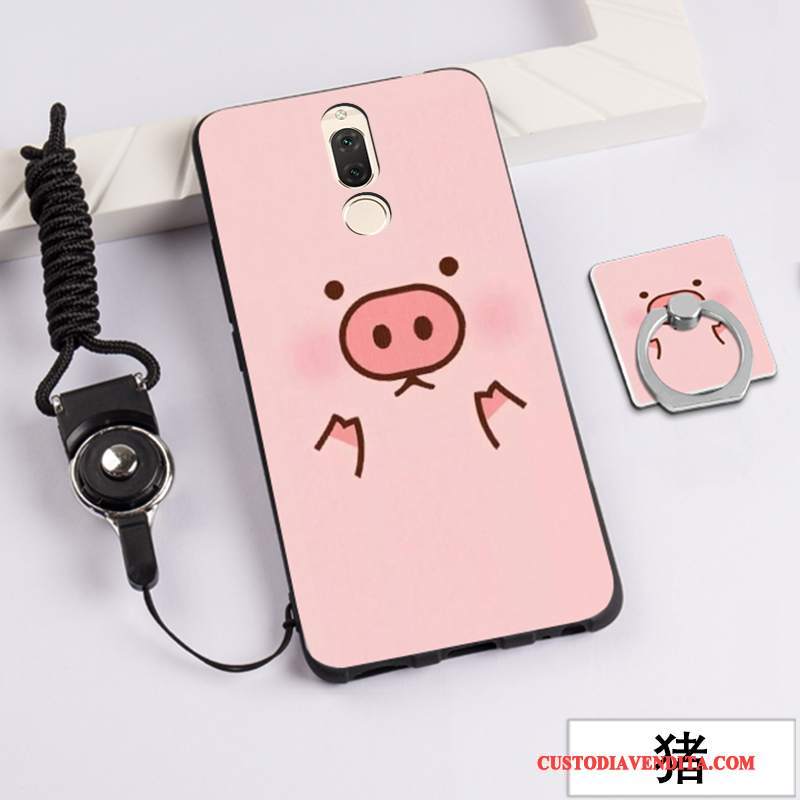 Custodia Huawei Mate 10 Lite Colore Morbido Anti-caduta, Cover Huawei Mate 10 Lite Silicone Macchiati Bene