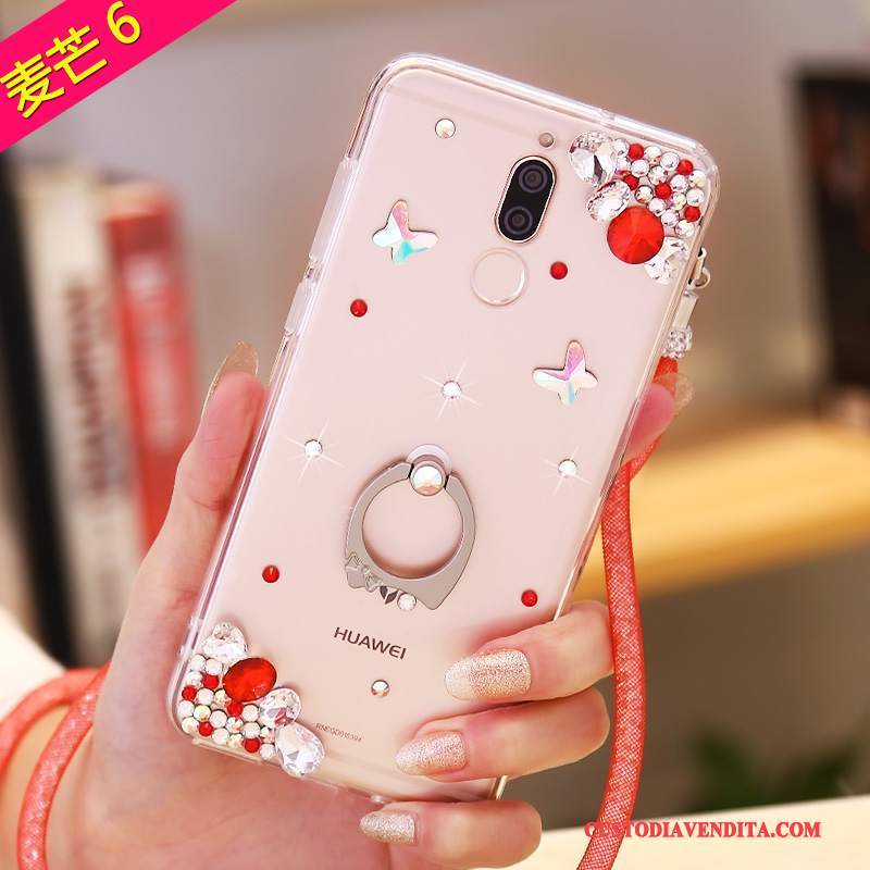 Custodia Huawei Mate 10 Lite Colore Morbidotelefono, Cover Huawei Mate 10 Lite Strass