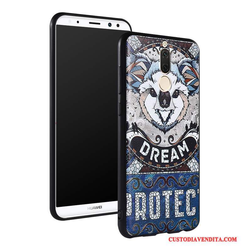 Custodia Huawei Mate 10 Lite Colore Telefono Macchiati, Cover Huawei Mate 10 Lite Creativo Sottile Morbido