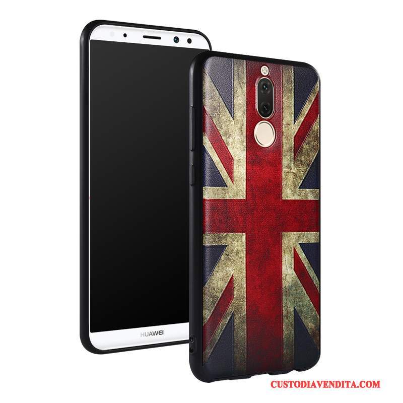 Custodia Huawei Mate 10 Lite Colore Telefono Macchiati, Cover Huawei Mate 10 Lite Creativo Sottile Morbido