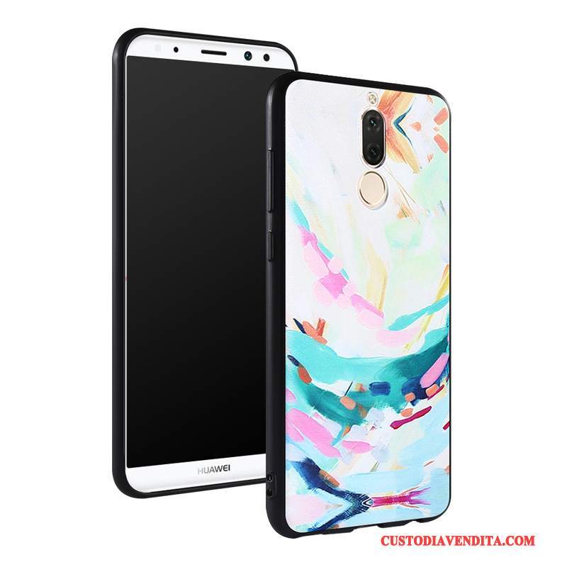 Custodia Huawei Mate 10 Lite Colore Telefono Macchiati, Cover Huawei Mate 10 Lite Creativo Sottile Morbido