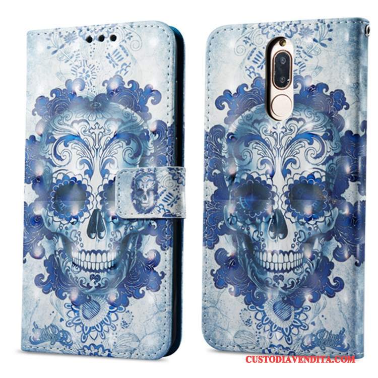 Custodia Huawei Mate 10 Lite Colore Telefono Tutto Incluso, Cover Huawei Mate 10 Lite Pelle Anti-caduta Carta