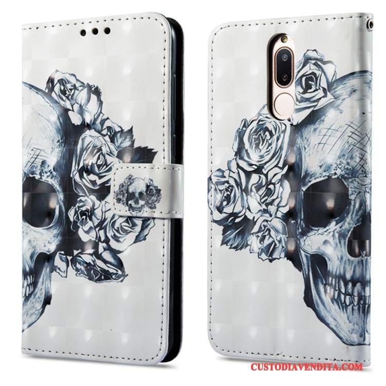 Custodia Huawei Mate 10 Lite Colore Telefono Tutto Incluso, Cover Huawei Mate 10 Lite Pelle Anti-caduta Carta