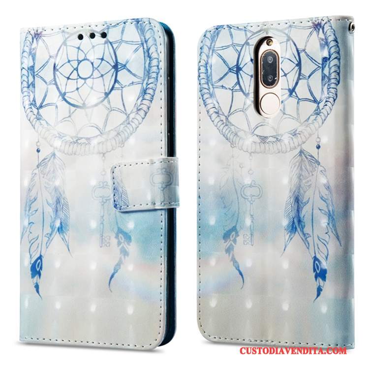 Custodia Huawei Mate 10 Lite Colore Telefono Tutto Incluso, Cover Huawei Mate 10 Lite Pelle Anti-caduta Carta