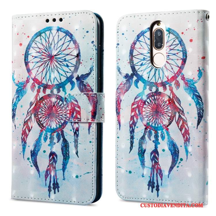 Custodia Huawei Mate 10 Lite Colore Telefono Tutto Incluso, Cover Huawei Mate 10 Lite Pelle Anti-caduta Carta