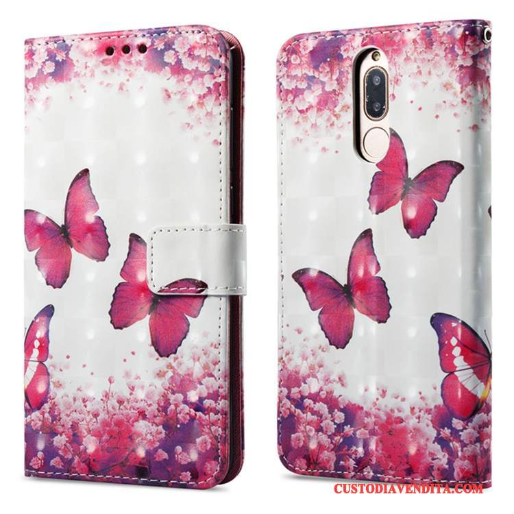 Custodia Huawei Mate 10 Lite Colore Telefono Tutto Incluso, Cover Huawei Mate 10 Lite Pelle Anti-caduta Carta