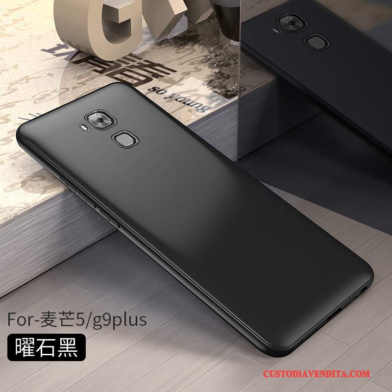 Custodia Huawei Mate 10 Lite Creativo Anti-caduta Tutto Incluso, Cover Huawei Mate 10 Lite Silicone Nero Morbido