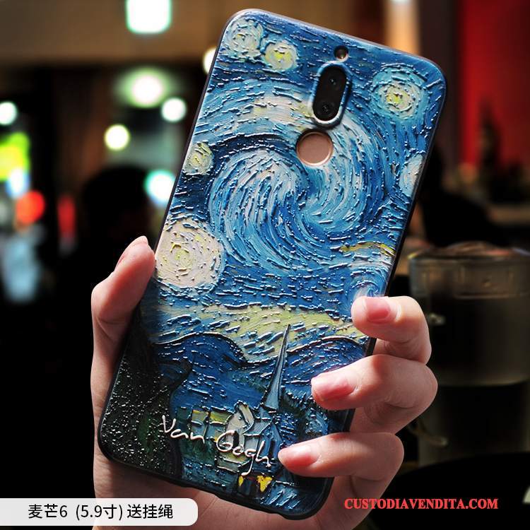 Custodia Huawei Mate 10 Lite Creativo Di Personalità Arte, Cover Huawei Mate 10 Lite Silicone Tendenza Ornamenti Appesi