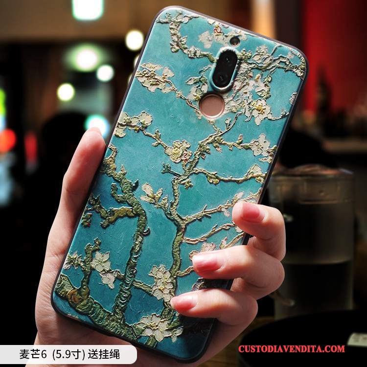 Custodia Huawei Mate 10 Lite Creativo Di Personalità Arte, Cover Huawei Mate 10 Lite Silicone Tendenza Ornamenti Appesi