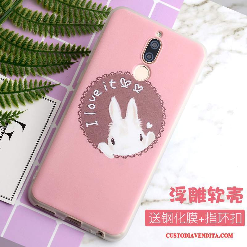 Custodia Huawei Mate 10 Lite Creativo Tutto Incluso Morbido, Cover Huawei Mate 10 Lite Protezione Macchiati Rosa