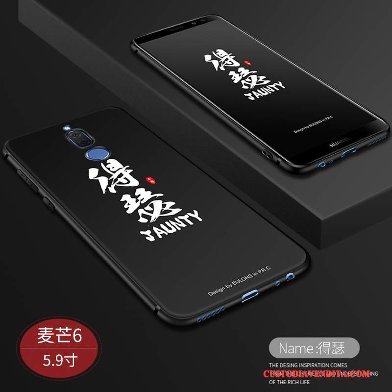 Custodia Huawei Mate 10 Lite Creativo Tutto Incluso Nero, Cover Huawei Mate 10 Lite Protezione Macchiati Morbido