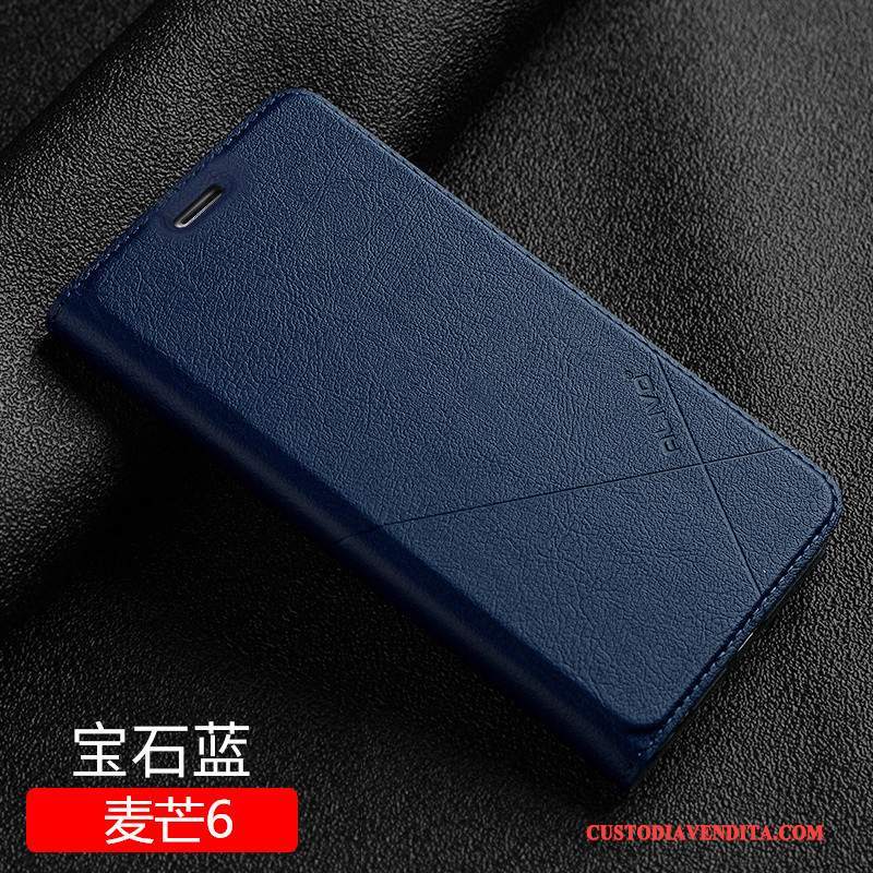 Custodia Huawei Mate 10 Lite Folio Anti-caduta Nero, Cover Huawei Mate 10 Lite Pelle Telefono