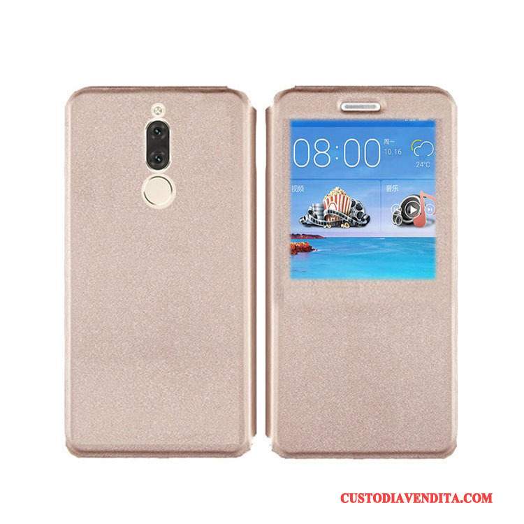 Custodia Huawei Mate 10 Lite Pelle Blu Scuro Tutto Incluso, Cover Huawei Mate 10 Lite Protezione Morbidotelefono