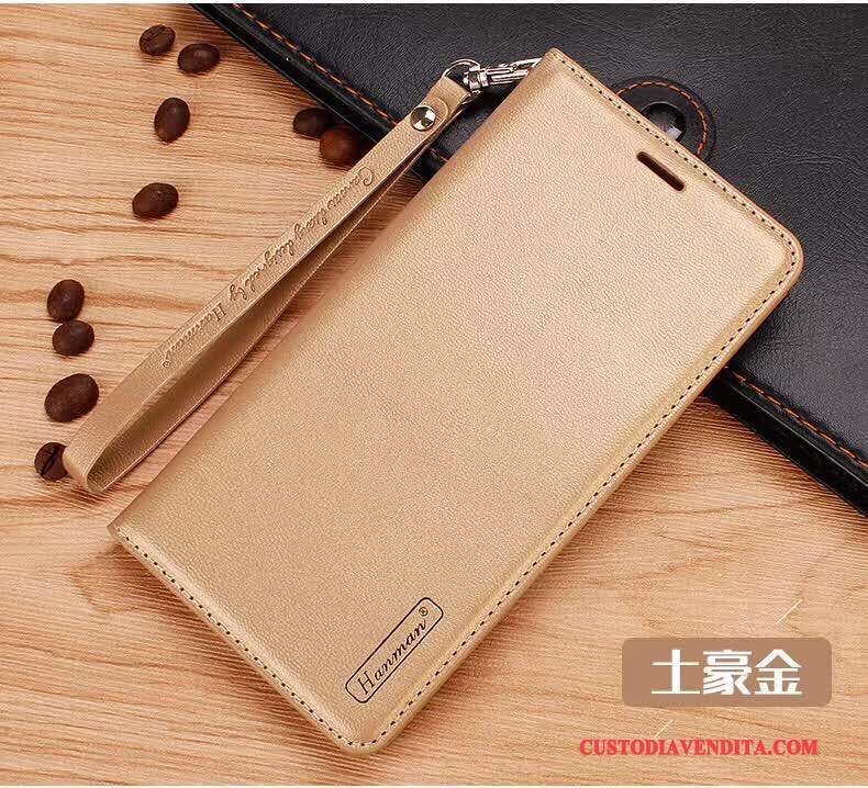 Custodia Huawei Mate 10 Lite Pelle Oro Anti-caduta, Cover Huawei Mate 10 Lite Folio