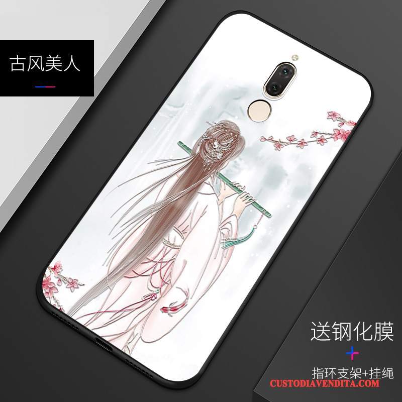 Custodia Huawei Mate 10 Lite Protezione Personalizza Macchiati, Cover Huawei Mate 10 Lite Goffratura Bianco Anti-caduta