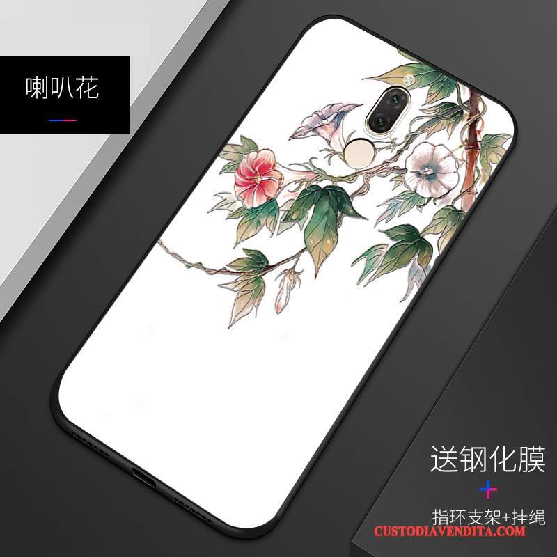 Custodia Huawei Mate 10 Lite Protezione Personalizza Macchiati, Cover Huawei Mate 10 Lite Goffratura Bianco Anti-caduta