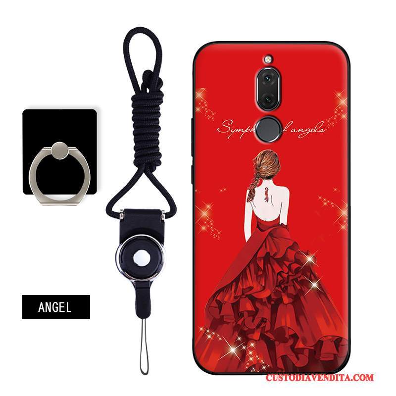 Custodia Huawei Mate 10 Lite Silicone Anti-cadutatelefono, Cover Huawei Mate 10 Lite Cartone Animato Di Personalità Morbido