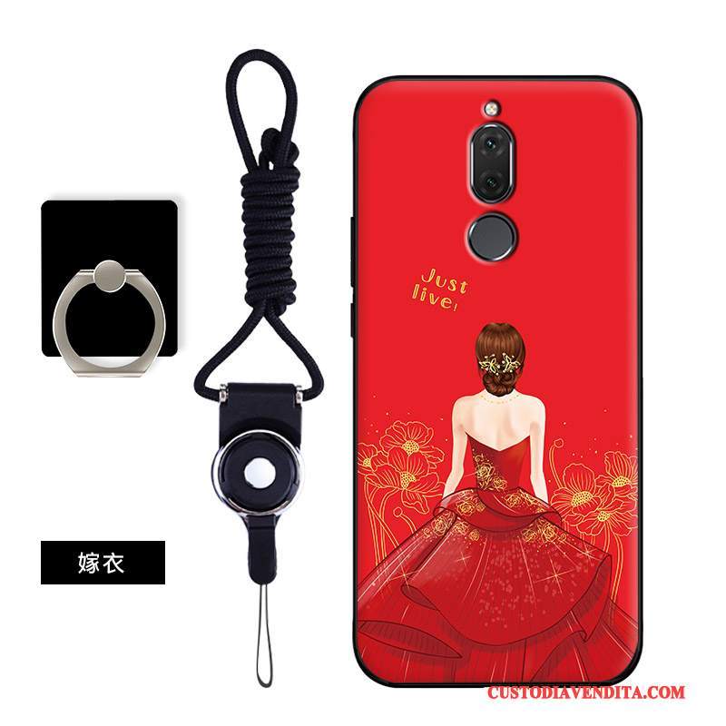 Custodia Huawei Mate 10 Lite Silicone Anti-cadutatelefono, Cover Huawei Mate 10 Lite Cartone Animato Di Personalità Morbido