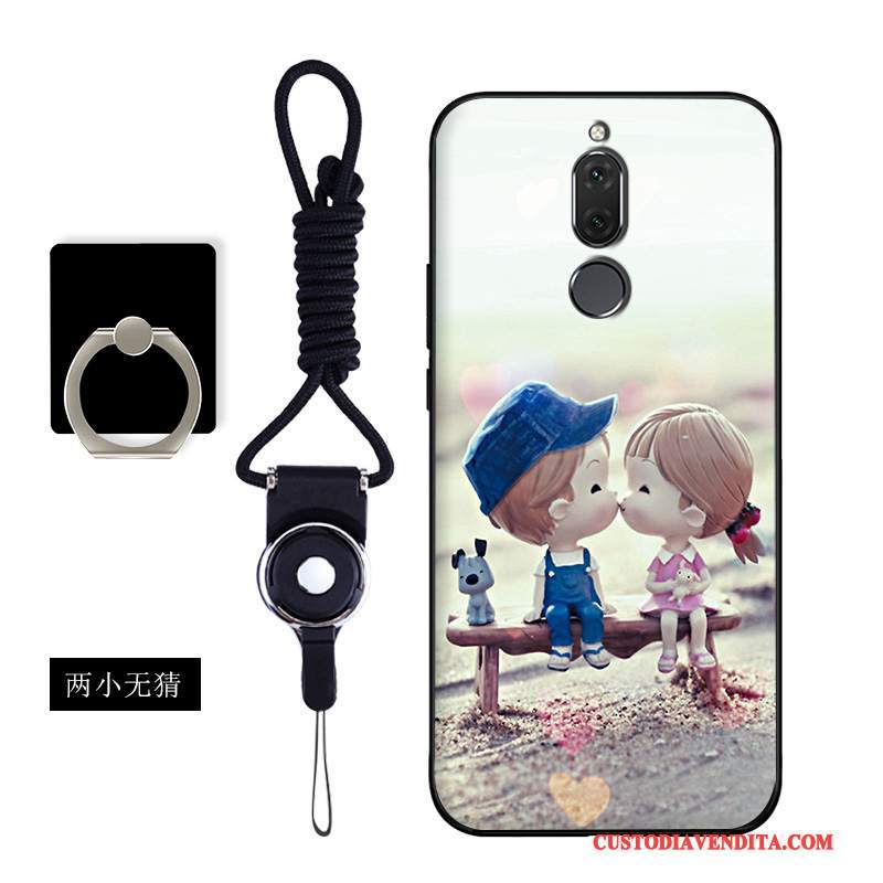 Custodia Huawei Mate 10 Lite Silicone Anti-cadutatelefono, Cover Huawei Mate 10 Lite Cartone Animato Di Personalità Morbido