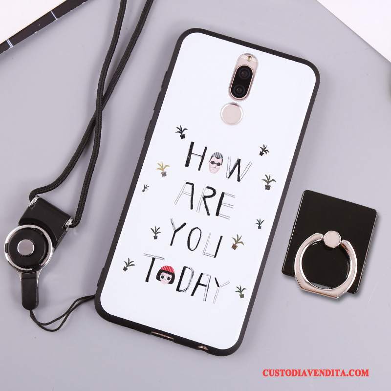 Custodia Huawei Mate 10 Lite Silicone Bianco Morbido, Cover Huawei Mate 10 Lite Telefono