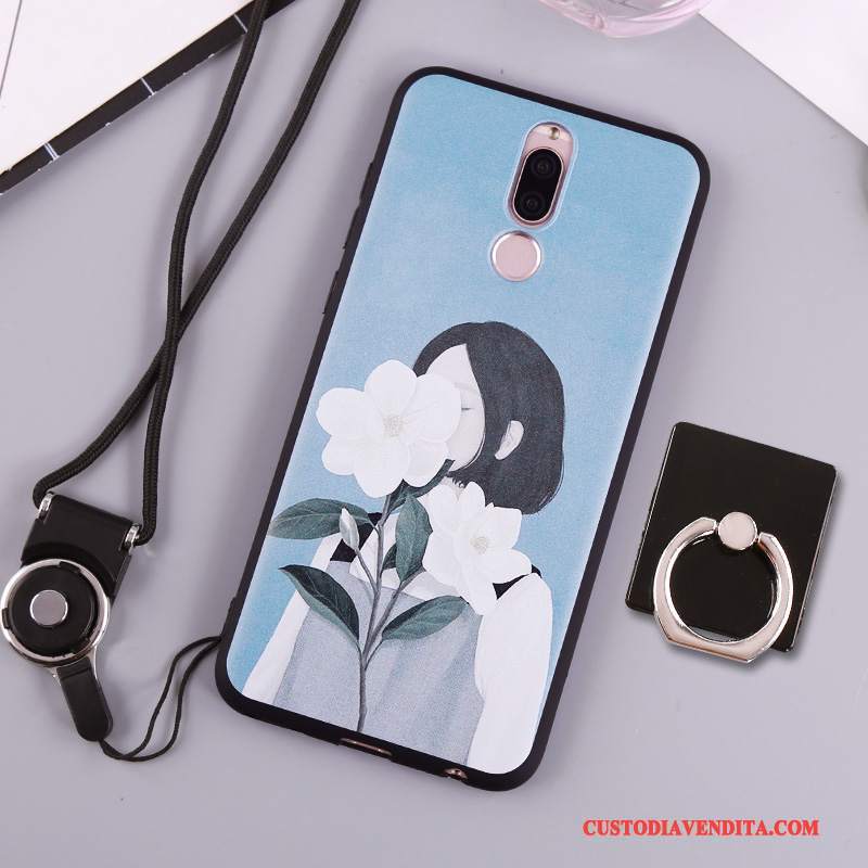 Custodia Huawei Mate 10 Lite Silicone Bianco Morbido, Cover Huawei Mate 10 Lite Telefono