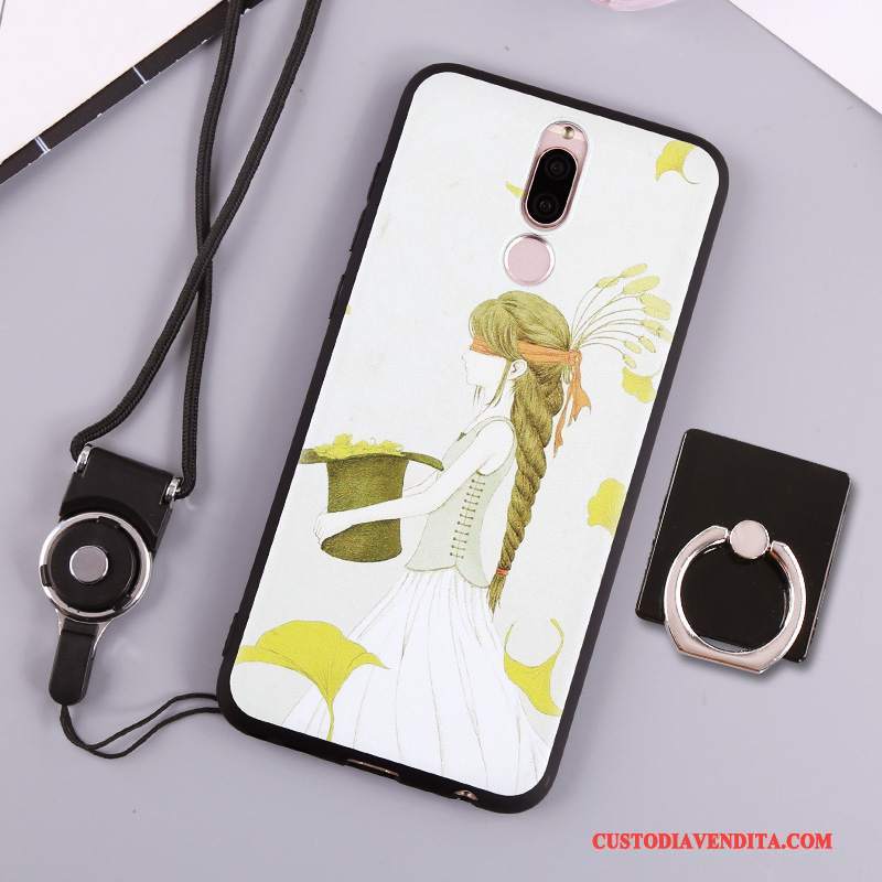 Custodia Huawei Mate 10 Lite Silicone Bianco Morbido, Cover Huawei Mate 10 Lite Telefono