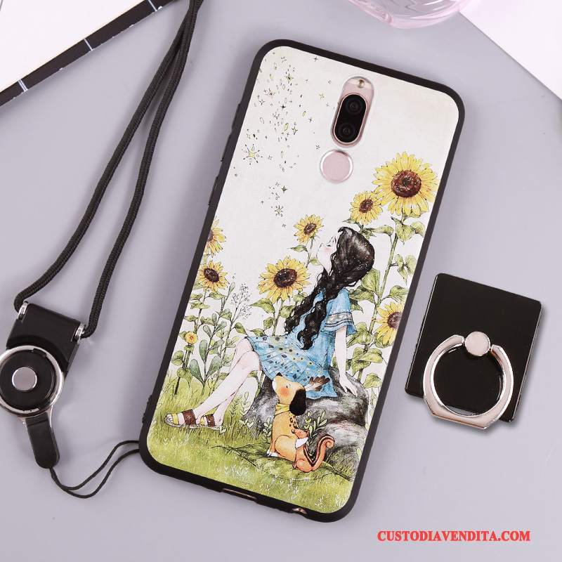 Custodia Huawei Mate 10 Lite Silicone Bianco Morbido, Cover Huawei Mate 10 Lite Telefono