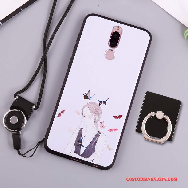 Custodia Huawei Mate 10 Lite Silicone Bianco Morbido, Cover Huawei Mate 10 Lite Telefono