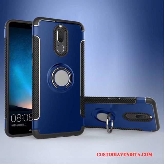 Custodia Huawei Mate 10 Lite Silicone Gioventù Blu Scuro, Cover Huawei Mate 10 Lite Protezione Morbidotelefono