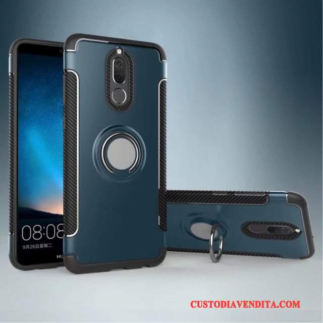 Custodia Huawei Mate 10 Lite Silicone Gioventù Blu Scuro, Cover Huawei Mate 10 Lite Protezione Morbidotelefono