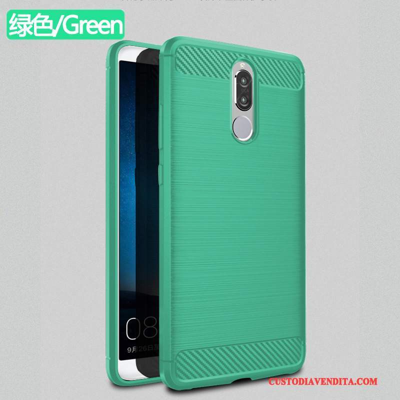 Custodia Huawei Mate 10 Lite Silicone Gioventù Verde, Cover Huawei Mate 10 Lite Protezione Morbidotelefono