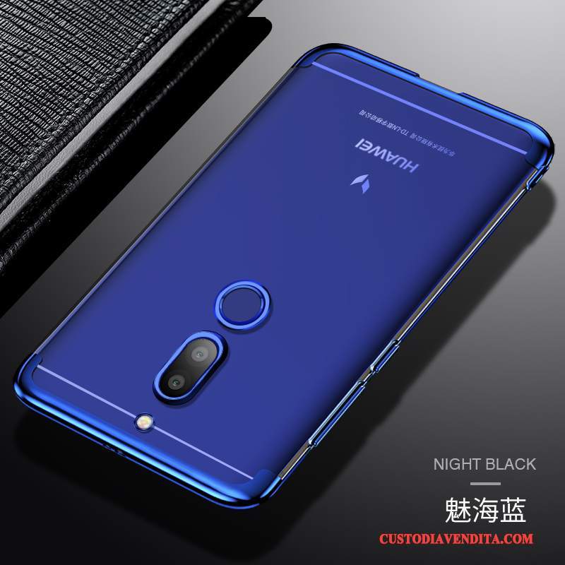 Custodia Huawei Mate 10 Lite Silicone Morbido Blu, Cover Huawei Mate 10 Lite Tutto Inclusotelefono