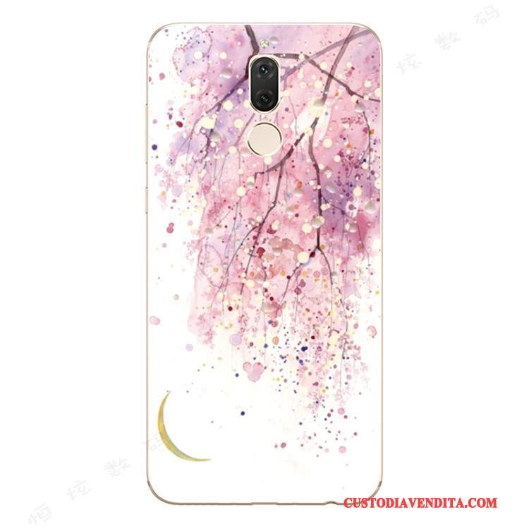 Custodia Huawei Mate 10 Lite Silicone Morbido Rosa, Cover Huawei Mate 10 Lite Protezione Tutto Incluso Anti-caduta