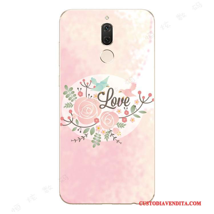 Custodia Huawei Mate 10 Lite Silicone Morbido Rosa, Cover Huawei Mate 10 Lite Protezione Tutto Incluso Anti-caduta