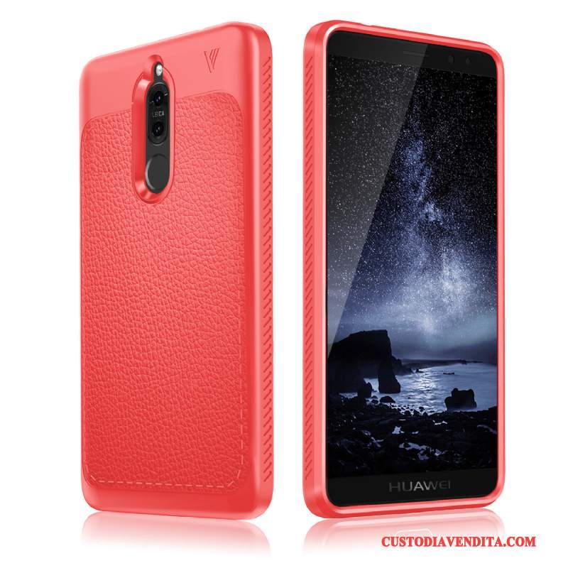 Custodia Huawei Mate 10 Lite Silicone Nerotelefono, Cover Huawei Mate 10 Lite Protezione Anti-caduta Tutto Incluso