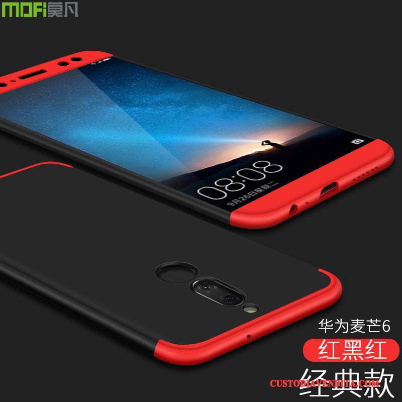 Custodia Huawei Mate 10 Lite Silicone Rosso Tendenza, Cover Huawei Mate 10 Lite Creativo Anti-cadutatelefono