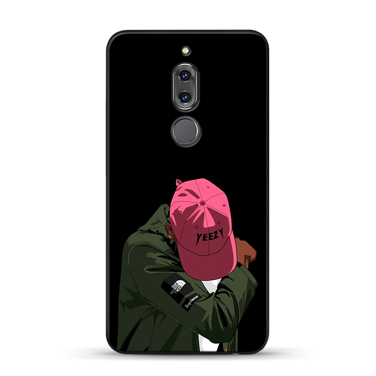 Custodia Huawei Mate 10 Lite Silicone Tendenza Di Personalità, Cover Huawei Mate 10 Lite Protezione Morbido Nero