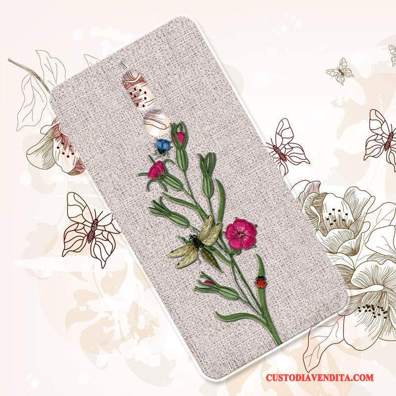 Custodia Huawei Mate 10 Lite Vintage Ricamotelefono, Cover Huawei Mate 10 Lite Silicone Morbido Anti-caduta