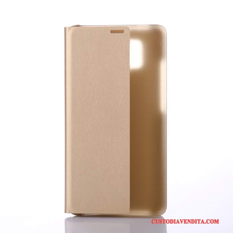 Custodia Huawei Mate 10 Pelle Modello Finestre, Cover Huawei Mate 10 Folio Litchi Affari