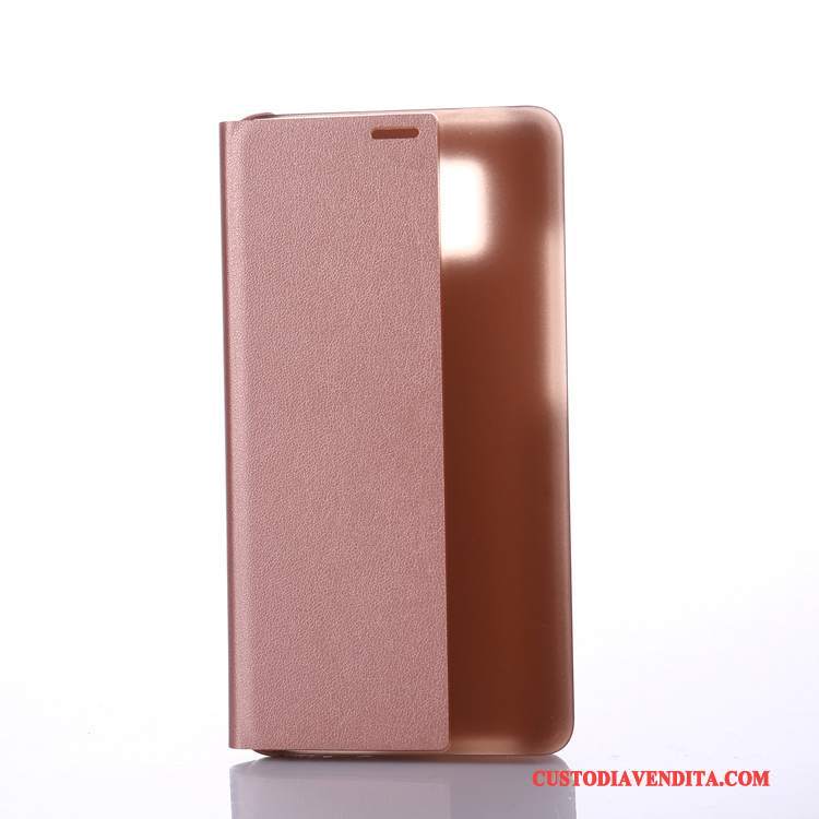 Custodia Huawei Mate 10 Pelle Modello Finestre, Cover Huawei Mate 10 Folio Litchi Affari