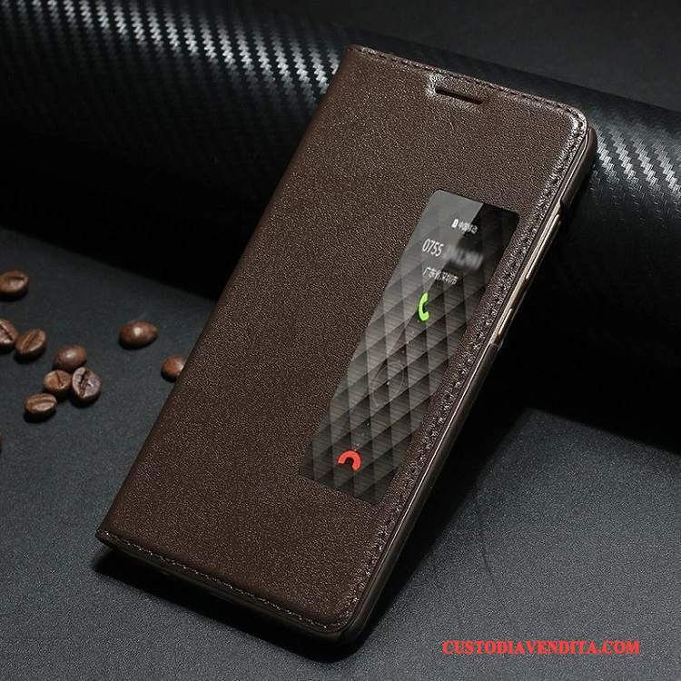 Custodia Huawei Mate 10 Pelle Telefono Anti-caduta, Cover Huawei Mate 10 Protezione Nero Tutto Incluso