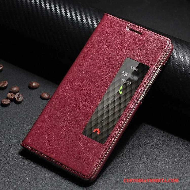 Custodia Huawei Mate 10 Pelle Telefono Anti-caduta, Cover Huawei Mate 10 Protezione Nero Tutto Incluso