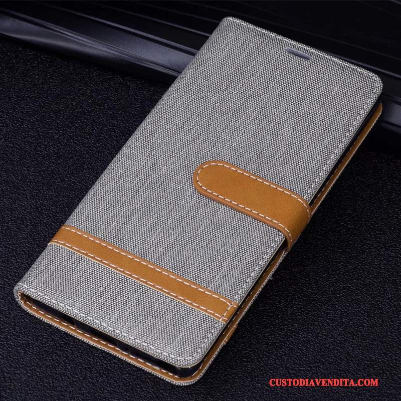 Custodia Huawei Mate 10 Pelle Telefono Porpora, Cover Huawei Mate 10 Protezione Denim