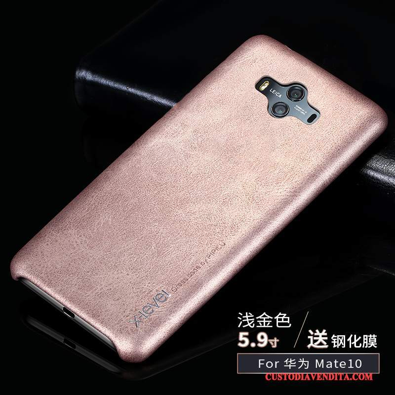 Custodia Huawei Mate 10 Pelle Tendenzatelefono, Cover Huawei Mate 10 Protezione Chiaro Anti-caduta